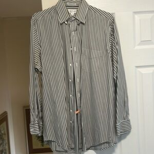 Paul Frederick long sleeve dress shirt, Tab collar
